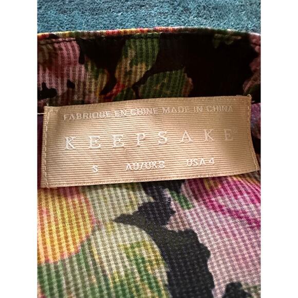 Keepsake Oblivion Floral Blouse Size Small - Picture 9 of 10